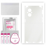 apgo Protective Skin Sticker for the back+sides compatible with Oppo F21 Pro 5G, Full Wrap Film, Foil, Vinyl - Pattern Matte Transparent