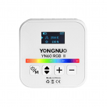 YONGNUO YN60RGB II 6W ki&scaron;eninis LED ap&scaron;vietimas RGB vaizdo lempos mini fotografijos lemputė su 1/4 colio varžto anga
