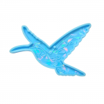Holografinis raktų pakabukas Silikono formos vėjo varpelio dervos liejimo forma Hummingbird-epoksidinės dervos liejimo forma, skirta papuo&scaron;alų gamybai &bdquo;pasidaryk pats&ldquo; 1 juoda