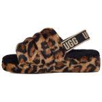 UGG Fluff Yeah Avikailio Storas Padas Madingos &Scaron;lepetės Moteri&scaron;kos &scaron;lepetės Ruda 1130883-NAT 40