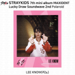&bdquo;Stray Kids&ldquo; 7-asis mini albumas &bdquo;Maxident SoundWave&ldquo;, 2 &bdquo;Lucky Draw&ldquo; nuotraukų kortelė &bdquo;Polaroid&ldquo; Leeknow - Benefit