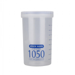 Maisto laikymo dėžutė apvali sandari plastikinė sukamoji pieno miltelių laikymo talpa One Size