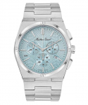 Mathey-Tissot Zeus Chrono nerūdijančio plieno mėlynas kvarcinis ciferblatas H118CHSK vyri&scaron;kas laikrodis mėlyna