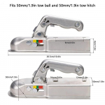 Priekabos vilkimo jungtis Buksyravimo gnybto apsauga galvos jungtis Priekabos dalys Priekabos jungtis RV valčių sunkvežimiams Karavano priekaba Kemperis sidabras