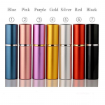 1 vnt 5 ml 10 ml auk&scaron;tos kokybės pakartotinai užpildomas mini kvepalų pur&scaron;kimo buteliukas tu&scaron;čias stiklinis kvepalų buteliukas aliuminio pur&scaron;kiamas purk&scaron;tuvas 5ML auksas