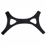 Reguliuojamas neopreninis dirželis nuo knarkimo, stabdantis knarkimą, smakro dirželis, apsauga nuo knarkimo burnai, priemonė nuo knarkimo, knarkimo mažinimas miegui juoda