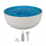 4 viename Bluetooth garsiakalbis, aromaterapijos difuzorius, jūros naktinis &scaron;viestuvas, baltosios &scaron;lumo garso aparatas, HiFi Blue Blue