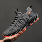 Žuvies žvynų ra&scaron;to a&scaron;menys Vyri&scaron;ki batai Sporto salės Flyknit tinklelio batai Kvėpuojantys sportiniai batai Bėgimo bateliai 47