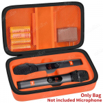 Belaidžio mikrofono dėklas, skirtas JBL PartyBox belaidei dviejų mikrofonų sistemai dainuojantiems karaoke dviem mikrofonams rankinis kelioninis laikymo krep&scaron;ys