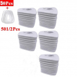 50/300 vnt. 5N11 pramoniniai medvilnės filtrai 501 keičiamas dangtelis, skirtas 3M 6200/7502/6800 dulkėms atsparios kaukės respiratoriaus priedams