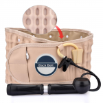 Juosmens atrama Dekompresinis diržas Stuburo oro traukos diržas Stuburo nugaros skausmo mal&scaron;inimo masažuoklis Unisex Skoliozės korekcinis diržas smėlis