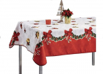 Nappes de F&ecirc;tes - PROMO LINGE - Polyester - 160 cm - Rouge raudona