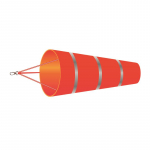 80 cm &bdquo;Windsock&ldquo; lauko vėjo krypties matavimas, atspindinti diržo vėtrungė