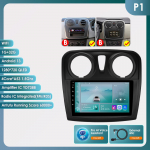 Hizpo Carplay 4G Android 13 Automobilinis radijas Renault Logan 2 2014 - 2019 Sandero 2 Multimedijos vaizdo grotuvas GPS 2din Automagnetola 7862 I&scaron;manusis ekranas P1 B 4Core 1G 32G AI