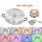 Praėjimo LED lubinis &scaron;viestuvas Svetainės Kri&scaron;tolinis Koridorius Praėjimo &Scaron;viestuvai LED Lubų &Scaron;viestuvai colored light