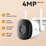 Bullet 2C 2MP 4MP Wifi Kamera Automatinis Sekimas Atspari Oro Sąlygoms AI Žmonių Aptikimas Lauko Stebėjimo IP Kamera 4MP NO Card