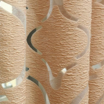 1PC NAPEARL 10% Blackout Fashion Versatile Tulle Personalized Floral Jacquard Sheer Curtain for Kitchen Living Room Bedroom Window Home Decor W100cm x L130cm