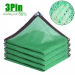 Žalias Anti-UV HDPE Saulės Gaudyklės Tinklelis Sultenių Augalų Pavėsinė Burė Lauko Baseino Dangalas Sodo Pavėsinimo Tinklelis &Scaron;ėlinimo Koeficientas 50~55% 1mx2m