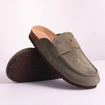 Bebealy Classic Moteri&scaron;ki Suede Mediniai Klumpiniai Batai Nauji Suede Klumpiniai &Scaron;lepetės Kam&scaron;tienos Padukas Basutės Vasaros Atostogos Lauko Sandalas Arkos Atrama 39 gray