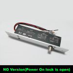 DC12V Elektrinis magnetinis užraktas su NC/NO i&scaron;ėjimu ir laikmačiu įleidžiamas durų užraktas Fail Safe (neveikiantis atidarytas) fail Secure (neveikiantis uždarytas) skląstis įleidžiamas durų užraktas NO VERSION