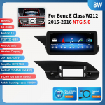 Hizpo Octa Core 2 Din Automobilio Radijas Palaikantis Carplay Android Auto I&scaron;manusis RDS Mercedes Benz W212 E Klasės:E200 E230 E260 E300 S212 2015-2016 NTG5.0 8W 8G 128G,AI
