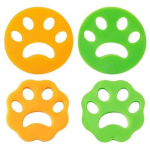 4 vnt. Skalbimo ma&scaron;inos naminių gyvūnų plaukų surinkėjai letenėlės formos plaukų lipinimo įrankis naminių gyvūnų plaukų &scaron;alinimo pagalbininkas kalkių &scaron;alinimo priemonė 4pcs