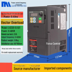 Galingumo valdymo inverteris trifaziams varikliams (1,5kW-7,5kW, 380V į 220V greičio reguliatorius)