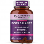 Carbamide Forte PCOS papildai moterims su 40:1 Mio Inozitolio ir D-Chiro Inozitolio Santykis | Inozitolio Papildas nuo PCOS - 60 Vegetarinių Tablečių