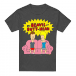 Beavis & Butthead Unisex Suaugusiųjų Mar&scaron;kinėliai su OG Logotipu XL medžio anglis