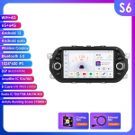 Ossuret Autoradio DSP 7'' 7862 I&scaron;manusis ekranas 2din Android automobilio radijas Multimedia vaizdo grotuvas Fiat Tipo Egea 2015 2016 2017 GPS Carplay 4G RDS S6 8Core 6G 64G