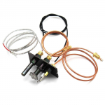 Propano dujų degiklių mazgas, suderinamas su židiniais 10002264 10002265 4021-736 485-510A 230-1781 69L17, su termopila