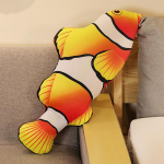 30-80cm 3D Simuliacija Auksinė Žuvelė Pliu&scaron;iniai Žaislai I&scaron;kam&scaron;ytas Mink&scaron;tas Gyvūnas Karpis Pliu&scaron;inė Pagalvė Kūrybinga Sofa Pagalvė Pagalvėlė Dovana Žaislas Vaikams 80cm