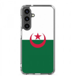 Coque T&eacute;l&eacute;phone &ndash; Samsung &ndash; Galaxy S24 Ultra &ndash; Drapeau Alg&eacute;rie &ndash; Souple &ndash; Multicolore