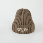 Vienspalvė raidė Baby Beanie kepurė Žieminė &scaron;ilta megzta kepurė mergaitėms berniukams Vintažinis siuvinėtas BOSTONOS mažiems vaikams nertas gaubtas 47-52cm