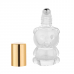 8 ml Stiklinis buteliukas su rutuliniu aplikatoriumi Mažas me&scaron;kiukas Eterinių aliejų Kvepalų Buteliukai Kelioninis Daugkartinio pildymo Rutulinis aplikatorius Flakonas Kosmetikos Dozavimo Indelis
