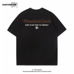 Vasaros mados sunkiasvoriai retro vyri&scaron;ki angli&scaron;kos raidės 100 % medvilnė, marginta apvaliu kaklu Auk&scaron;tos kokybės laisvalaikio fitneso gatvės mar&scaron;kinėliai M