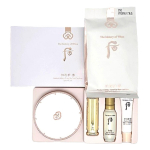 The History of Whoo Gongjinhyang Seol &Scaron;vytinantis baltas tonizuojantis saulės kremas-pagrindas Specialus rinkinys | Korėjieti&scaron;ka prabangi skaistinanti ir UV apsaugos pagalvėlė Special Set