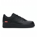Nike Supreme x Air Force 1 Low Box logotipas &ndash; juodi unisex sportbačiai CU9225-001 40