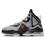 Nike LeBron 19 EP Leopard Unisex Sportbačiai Balti Metaliniai-Auksiniai Juodi DC9340-100 39