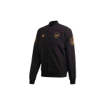 Adidas Auksinis Logotipas Stovintis Apykaklė Arsenal Bomber Striukė Vyri&scaron;ka Vir&scaron;utinė Apranga Juoda FQ6624 XS