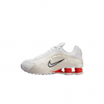 Nike Shox R4 GS Phantom Picante Red Vaikams Sportbačiai Kreminės Baltos CW2626-102 37.5 white