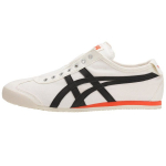 Onitsuka Tiger Mexico 66 Sportiniai Apvalus pir&scaron;tas Suvarstomi Neslystantys Dėvėjimui atsparūs Žemi Laisvalaikio batai Unisex sportbačiai Balti Juodi Oranžiniai D3K0N-0090 43.5