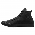 Converse Chuck Taylor All Star Patogūs Kasdieniai Suede Oda Patvarūs Kvėpuojantys Auk&scaron;takulniai Drobės Batai Unisex Sportbačiai Juodi A05614C 36