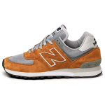 New Balance Nb 576 Kiaulės oda Patogūs Paprasti Patvarūs Kvėpuojantys Žemi Laisvalaikio Batai Unisex Laisvalaikio Batai Ruda Geltona OU576OOK 40