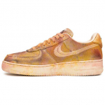 Stussy x Nike Air Force 1 Low Rankomis dažyti Niujorko laisvalaikio batai Unisex sportbačiai Ruda STUSSY-NIKE-AF1-NY 40.5