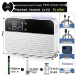 Ne&scaron;iojamas mini insulino &scaron;aldytuvas su įkraunamu temperatūros valdymu