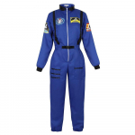 Suaugusiųjų astronautų kostiumas Cosplay moterims vyrams kosminio astronautų kostiumas vaikams kombinezonas užtrauktukas &scaron;eimos kosminio kostiumo kostiumas karnavalas 170 juoda