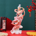 Dunhuang Skraidanti Apsara Senovinio Stiliaus Deivės Ornamentas Stalo Dekoracija Ancient Girl Series