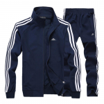 Vyri&scaron;ki sportiniai drabužiai plius negabaritinis sportinis kostiumas vyri&scaron;kas dviejų dalių komplektas L-8XL 8XL mėlyna