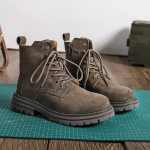 Prekinis ženklas Vyri&scaron;ki batrai&scaron;čiai Žieminiai laisvalaikio batai Dizainerio prabangūs Chelsea taktiniai madingi Darbiniai saugos odiniai Ankle Sneakers Batai 38